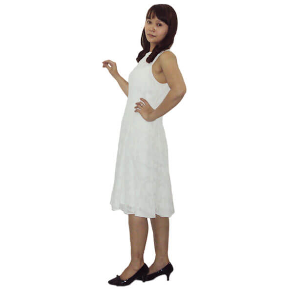 Đầm trắng - May Hoàng Trí - Công Ty TNHH May Mặc Hoàng Trí